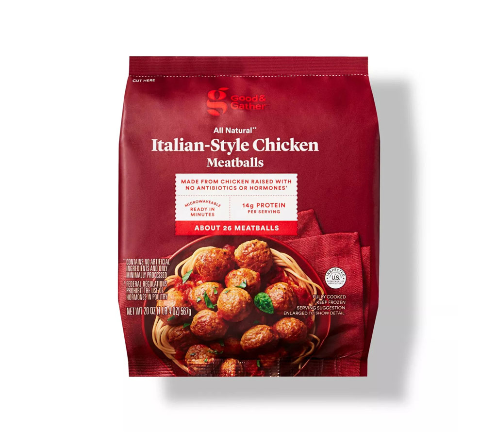 Home All Natural Italian-Style Chicken Meatballs