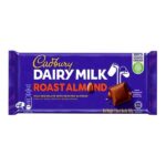 cadbury dairy milk roast almond chocolate bar 160g