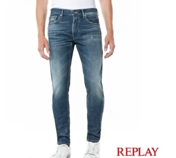 REPLAY JEANS Men Regular Fit Aged Eco 1 Year Organic Willibi Jeans